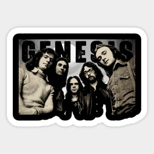 Peter Gabriel's Genesis Legacy - Honor the Iconic Frontman on a T-Shirt Sticker